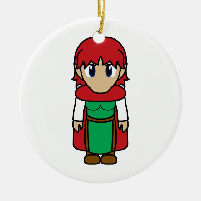 Laekinn and Iorekua Ceramic Ornament (Front)