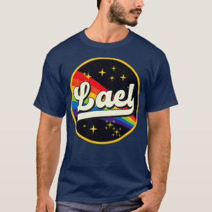 Lael Rainbow In Space Vintage Style T-Shirt