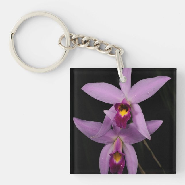 Laelia Anceps Key Ring (Front)