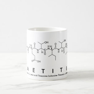 Laetitia peptide name mug
