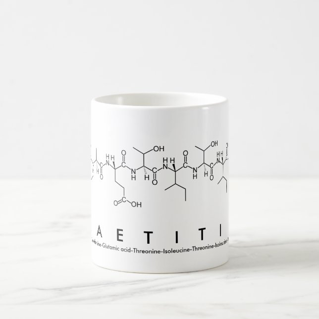 Laetitia peptide name mug (Center)