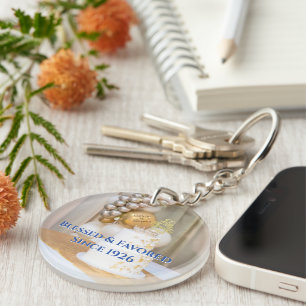 LAFALAISE Blessed & Favored Keychain Style #281217