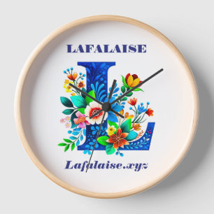 LAFALAISE FAMILY Clock #280620