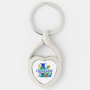 LAFALAISE L-Keychain Heart Shape W Style No 290611 Key Ring