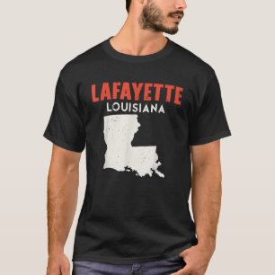Lafayette Louisiana USA State America Travel Louis T-Shirt