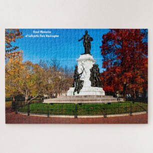 Lafayette Park Washington DC. Jigsaw Puzzle