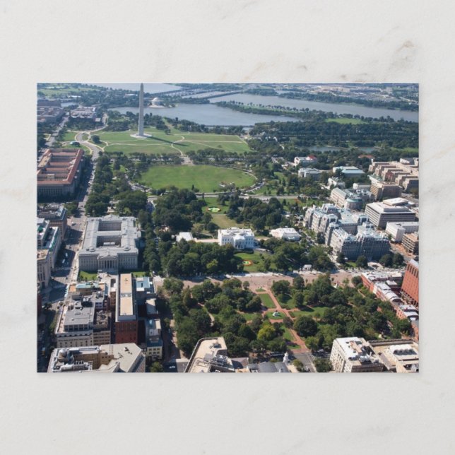 Lafayette Square Aerial Photograph Postcard (Front)