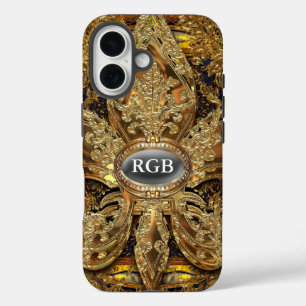 Lafleurette Monogram Elegant Girl iPhone 16 Case