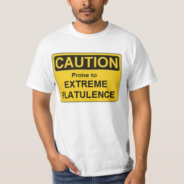 LAFS-Caution Extreme Flatulence T-Shirt (Front)