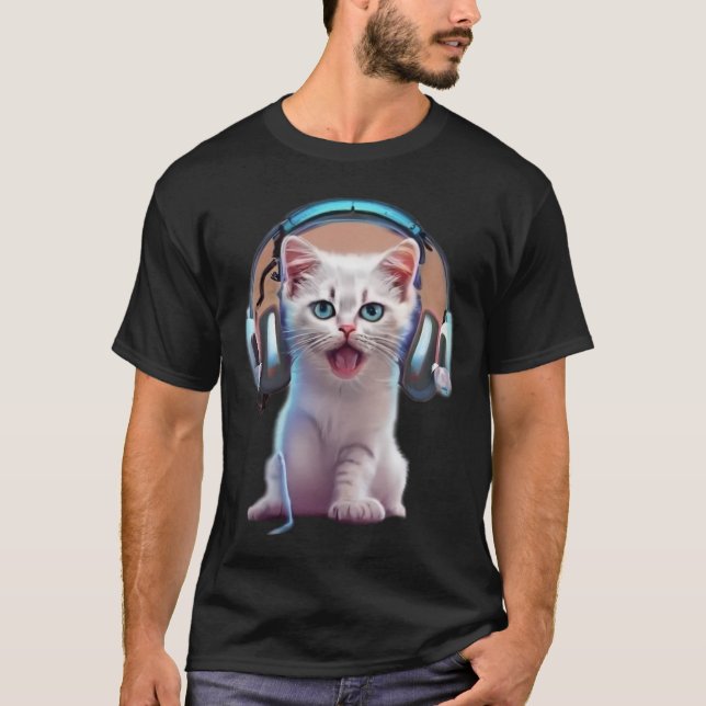 Lag-Free Kitten T-Shirt (Front)