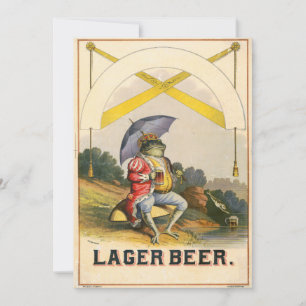 Lager Beer Vintage Advertising