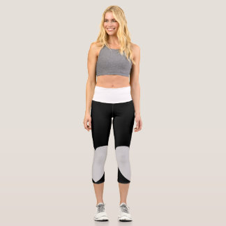 laggy black capri leggings