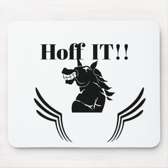 Laghhing horse   mouse pad (Front)