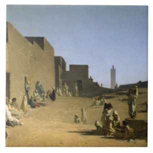 Laghouat in the Algerian Sahara, 1879 Tile