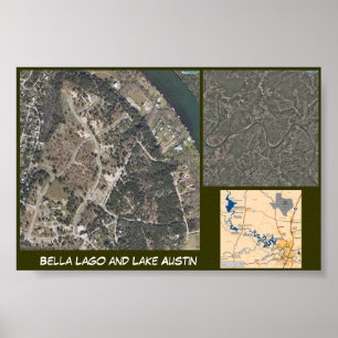 Lago and Lake Austin Poster