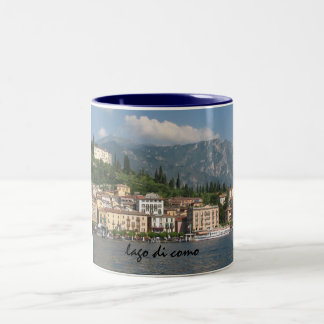lago di como (Lake Como) Two-Tone Coffee Mug