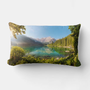Lago di Fusine   Juliaschen Alps Lumbar Cushion
