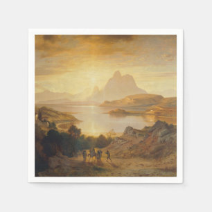 Lago di Lugano – Albert Zimmermann Napkin