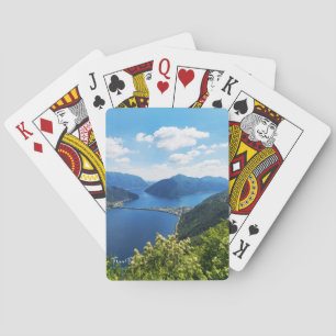Lago di Lugano playing cards