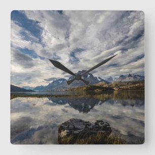 Lago Gray. Cordillera del Paine 2 Square Wall Clock