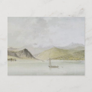 Lago Maggiore (w/c, pen, ink and graphite on paper Postcard