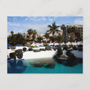 Lago Martiánez, Puerto de la Cruz, Tenerife, Spain Postcard