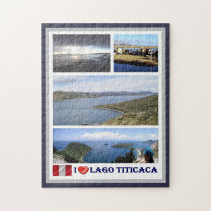 Lago Titicaca - I Love - Peru - Jigsaw Puzzle
