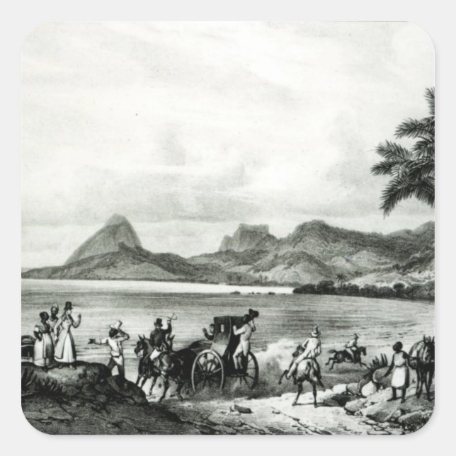 Lagoa Das Tretas Square Sticker (Front)