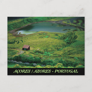 Lagoa do Carvao - Azores Postcard