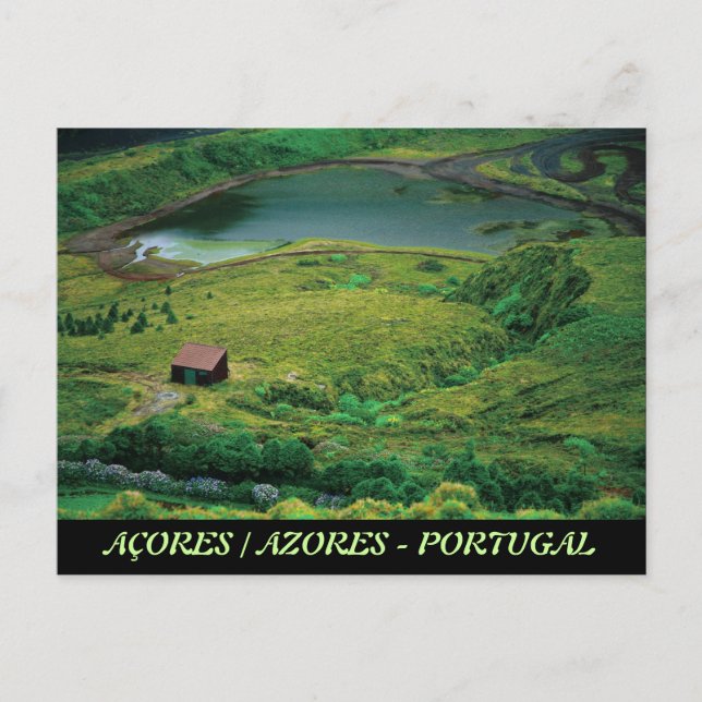 Lagoa do Carvao - Azores Postcard (Front)
