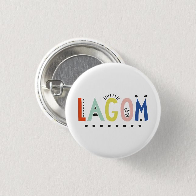 Lagom Colours Button (Front & Back)