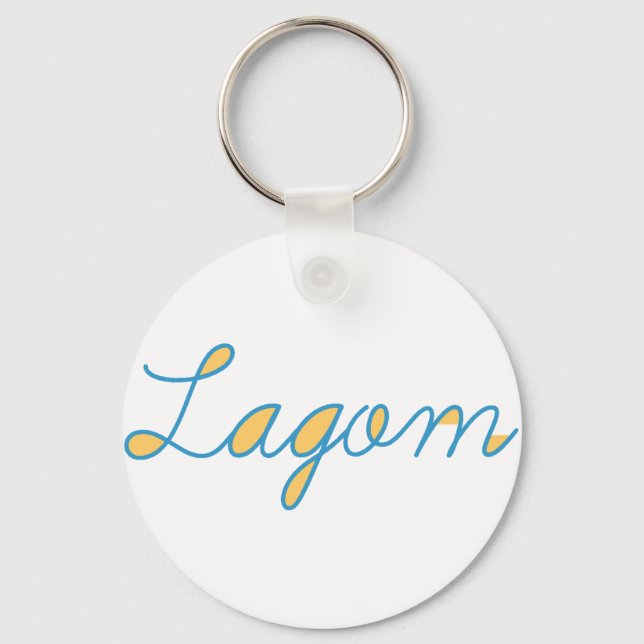 Lagom Key Ring (Front)