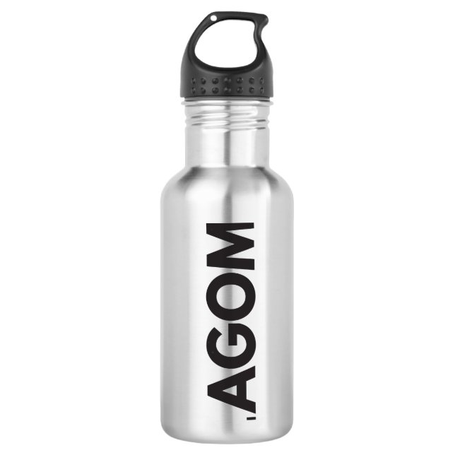 LAGOM. Stainless Steel Water Bottle (Front)