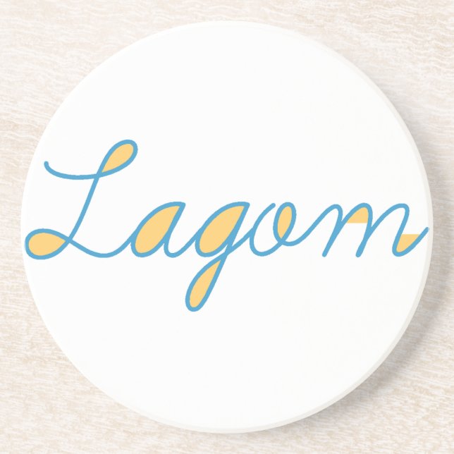 Lagom Sweden Coaster (Front)