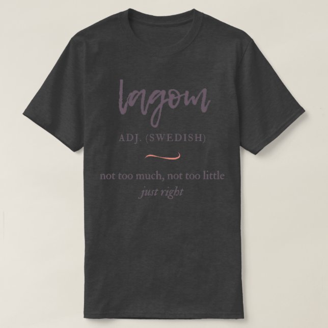 lagom T-Shirt (Design Front)