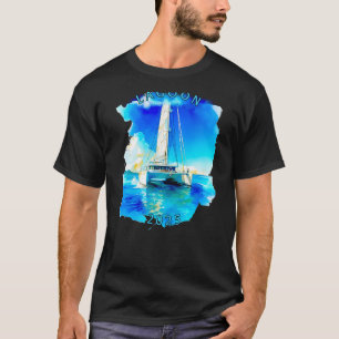 Lagoon Cats 2025 Print On Back T-Shirt