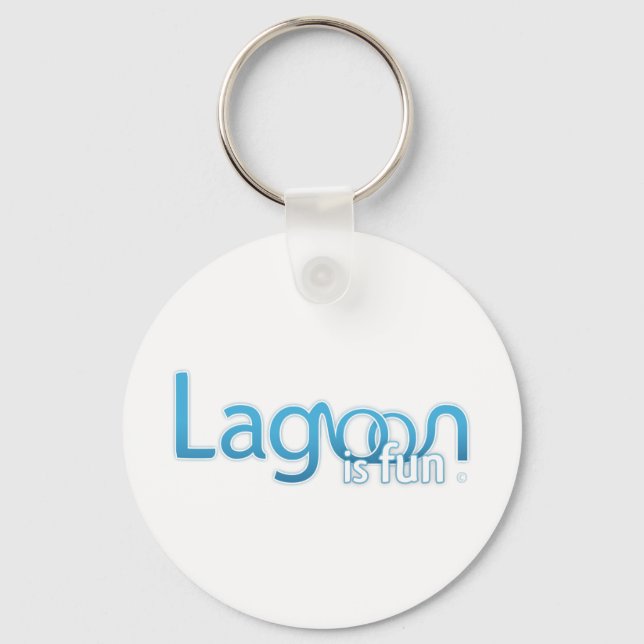 Lagoon Is Fun Logo Key Ring (Front)