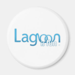 Lagoon Is Fun Logo Magnet