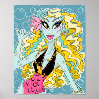 Lagoona Blue Monster High Bubbles Poster