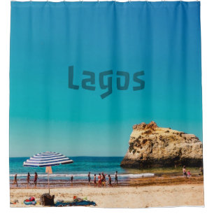 Lagos Beach Shower Curtain