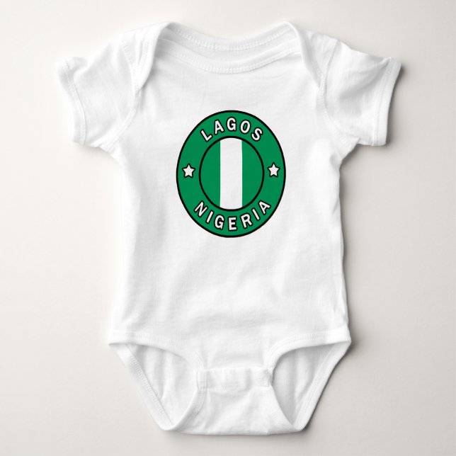 Lagos Nigeria Baby Bodysuit (Front)