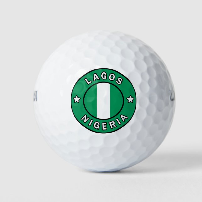 Lagos Nigeria Golf Balls (Front)
