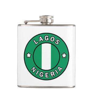 Lagos Nigeria Hip Flask
