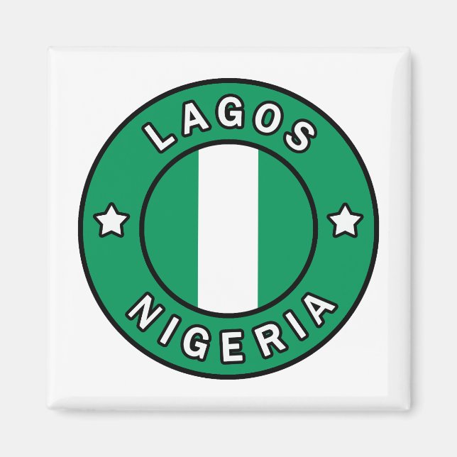 Lagos Nigeria Magnet (Front)