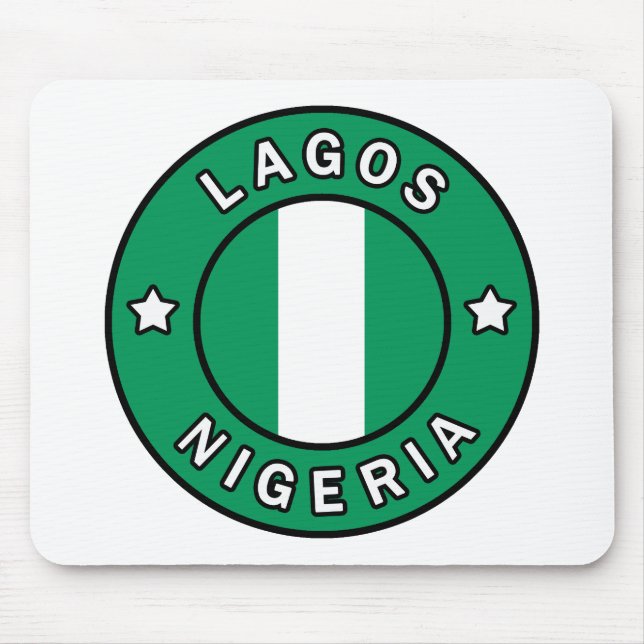 Lagos Nigeria Mouse Pad (Front)