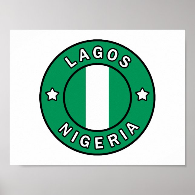 Lagos Nigeria Poster (Front)