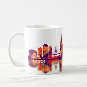 Lagos Nigeria Skyline Coffee Mug