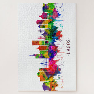 Lagos Nigeria Skyline Jigsaw Puzzle