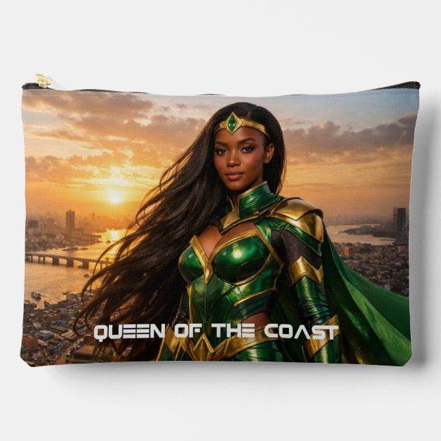 LAGOS - QUEEN OF THE COAST ACCESSORY POUCH (Front)