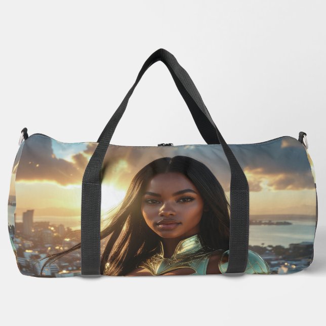 LAGOS - SUPERHERO DUFFLE BAG (Front)